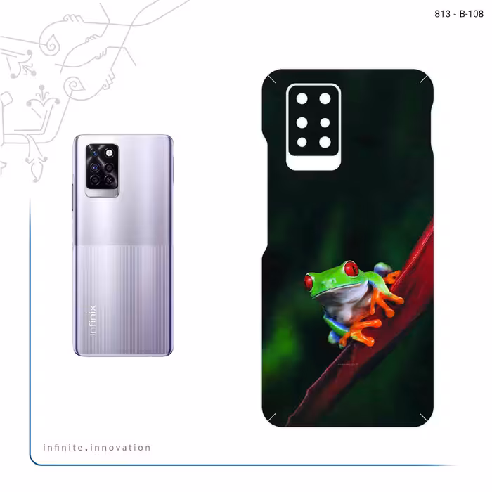 برچسب پوششی ماهوت مدل Frog مناسب برای گوشی موبایل اینفینیکس Note 10 Pro