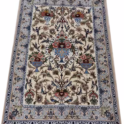 فرش دستبافت یک متری مدل اصفهان کد 1270