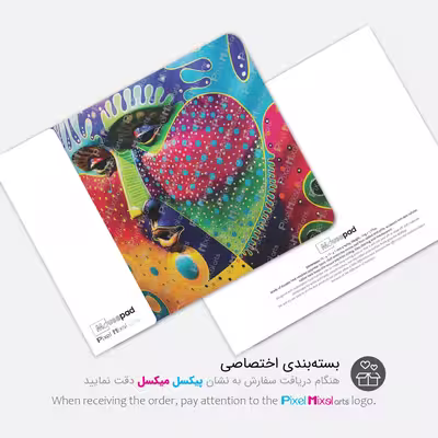 ماوس پد پیکسل میکسل مدل Celebration of color