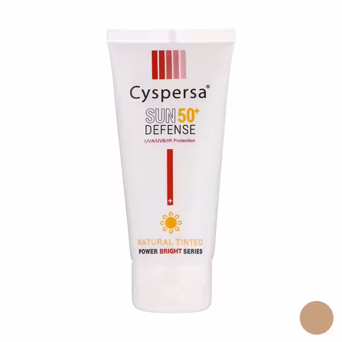 کرم ضد آفتاب رنگی سیسپرسا SPF 50 مدل power bright NT