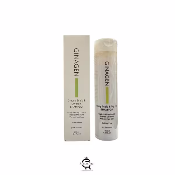 شامپو مناسب پوست سر چرب و ساقه خشک ژیناژن