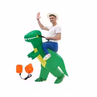 لباس بادی دایناسور سایز بزرگسال مدل green