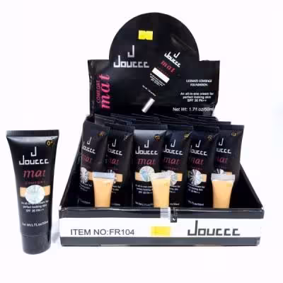 کرم پودر تیوپی دوسه مات تستر دار (24 عددی)