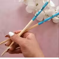 چوب غذاخوری چاپستیک ساخته شده از چوب بامبو.کیفیت عالی .قابل شستشو