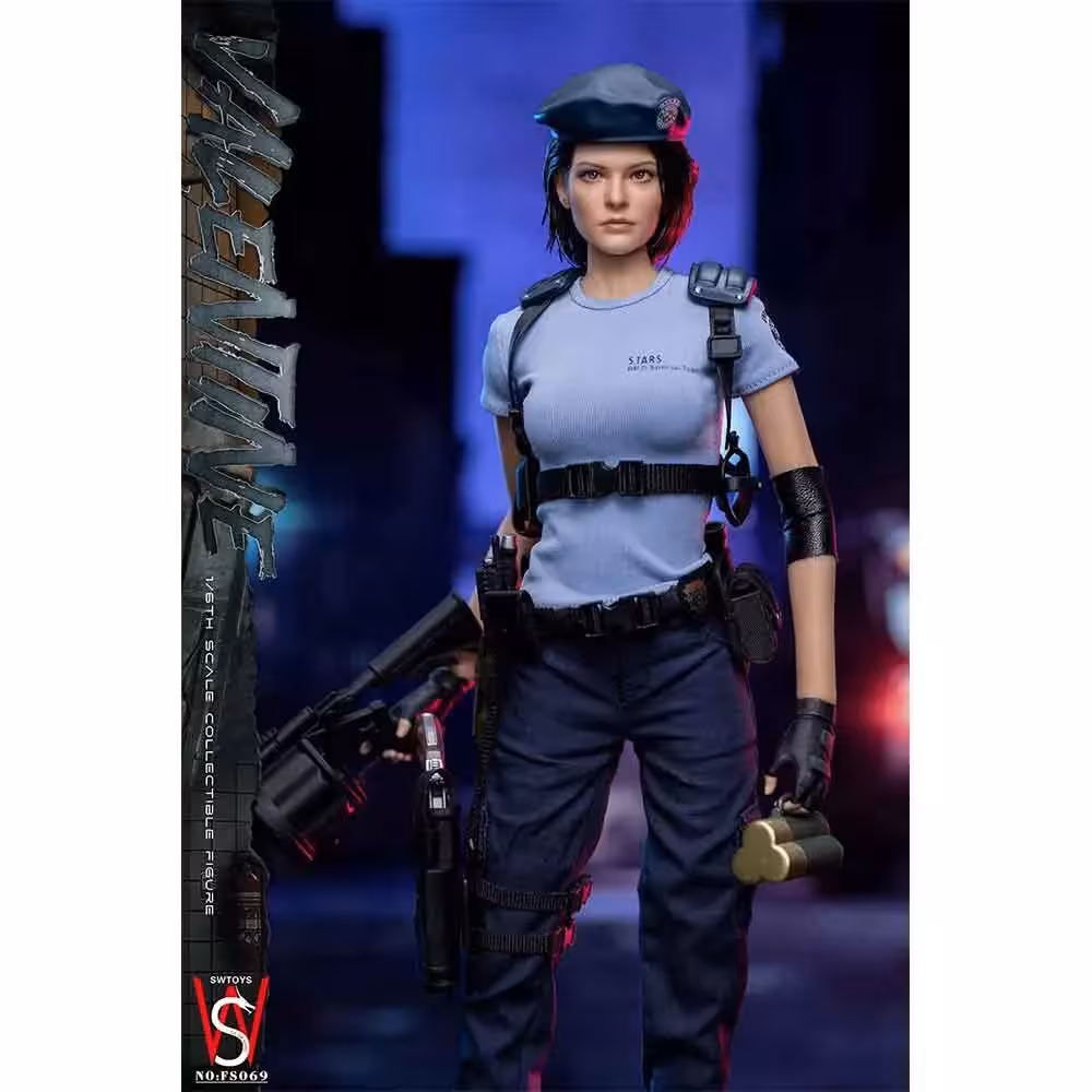 اکشن فیگور اورجینال جیل ولنتین از بازی اویل Jill Valentine برند SWTOYS کد FS059 ارتفاع 30 سانت