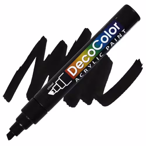 ماژیک اکریلیک مشکی رنگ برند دکوکالر