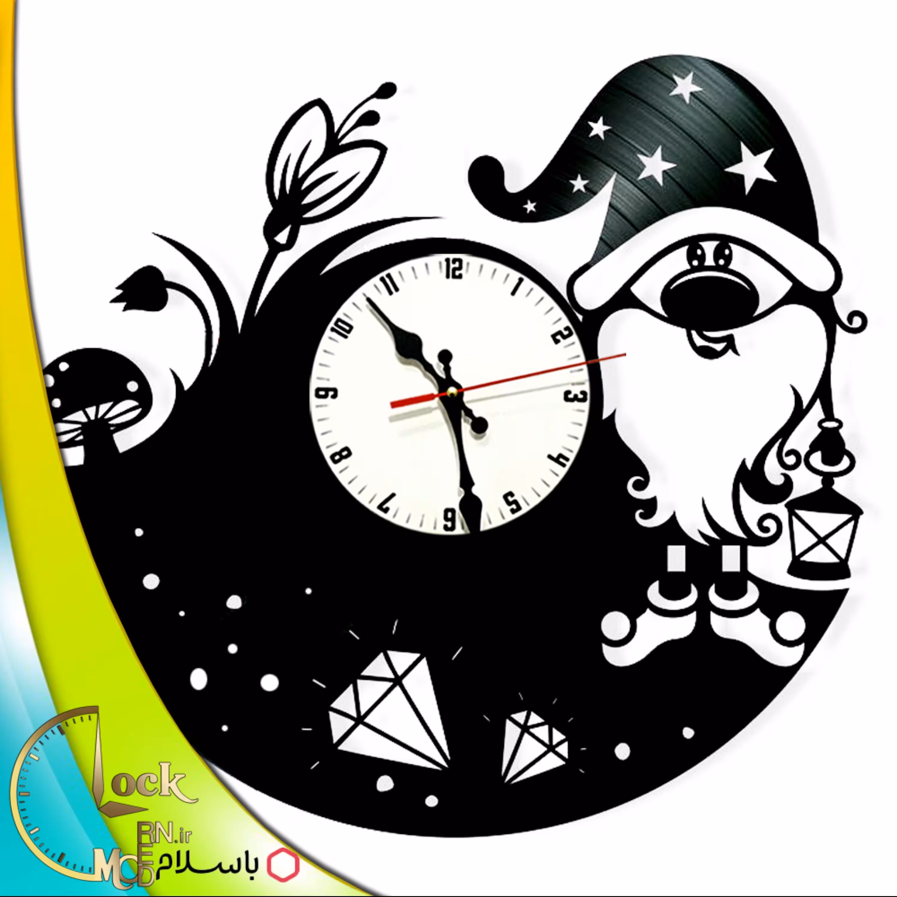 ساعت دیواری طرح کودکانه کد 562