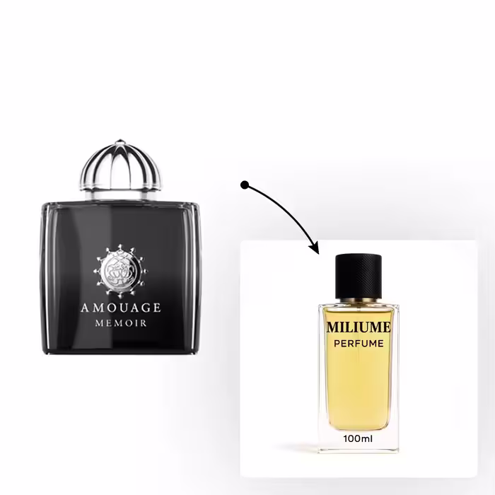اسانس عطر Amouage Memoir woman برند Argeville - کد 1302 - آمواج ممویر 100ML - میلیوم پرفیوم