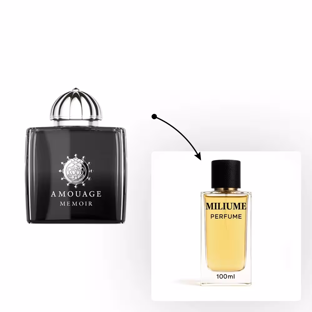 اسانس عطر Amouage Memoir woman برند Argeville - کد 1302 - آمواج ممویر 100ML - میلیوم پرفیوم