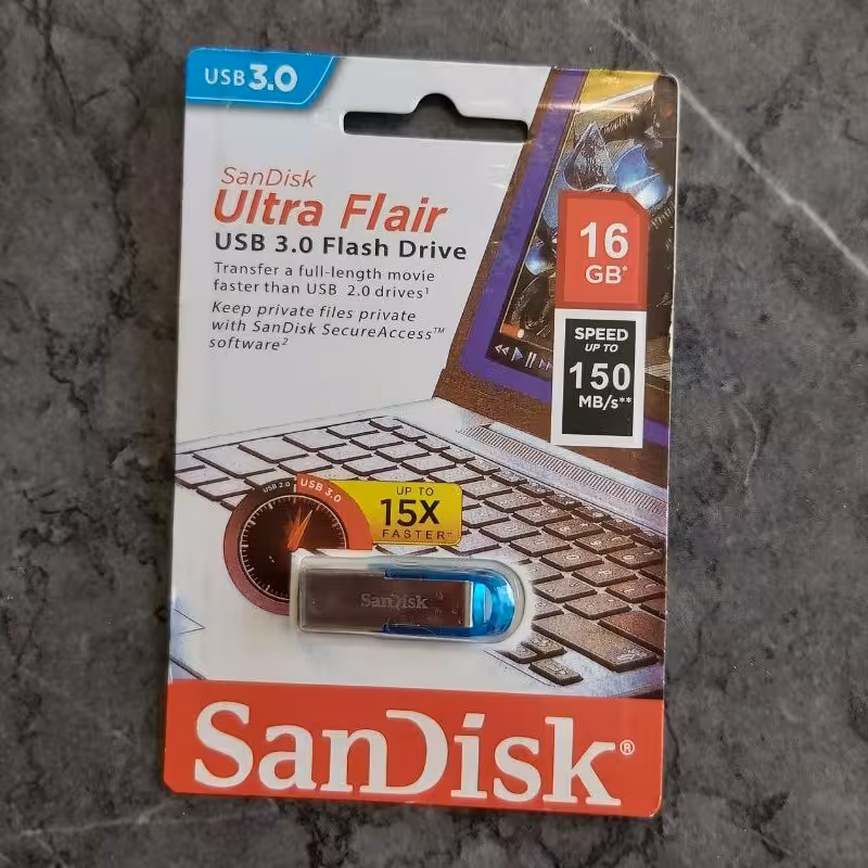فلش sandisck 16 گیگابایت 
