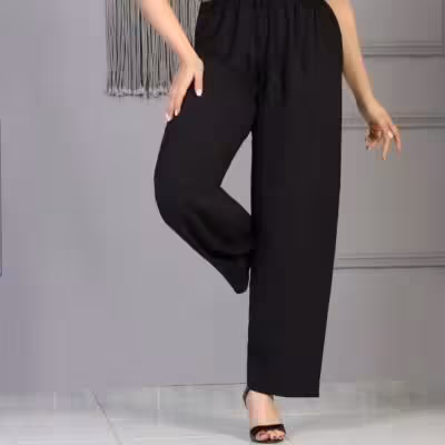 شلوار ابروبادی مشکی قواره بزرگ