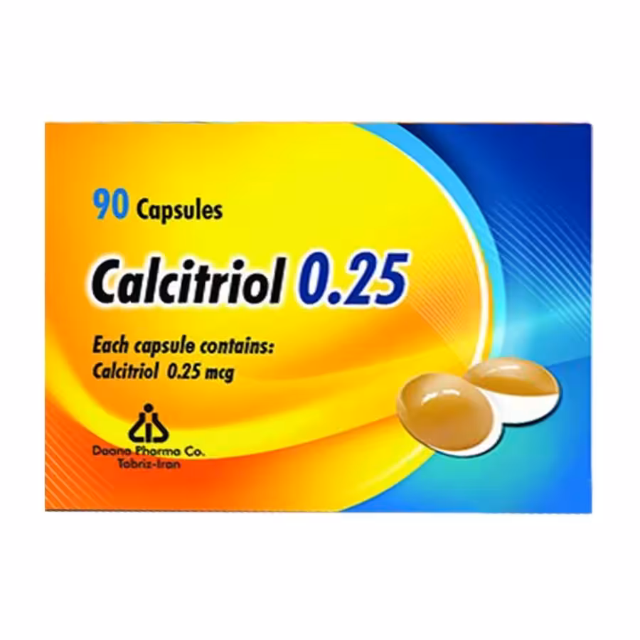 کپسول ژلاتینی نرم کلسی تریول دانا