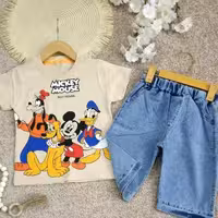 تیشرت وشلوارک اسپرت مناسب ست خواهر وبرادری