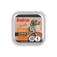 ووم سگ بالغ مرغ برند Babin بابین 300 گرمی