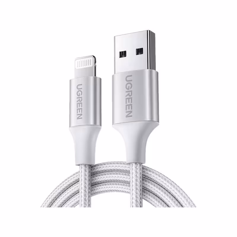کابل USB به لایتنینگ یوگرین مدل US199 کد 60161 طول 1 متر