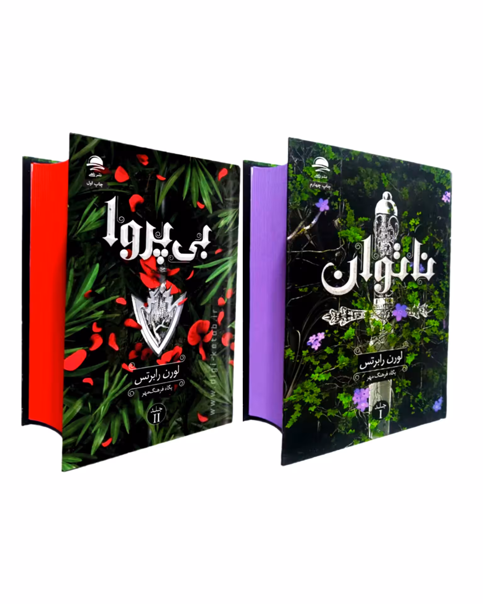 پک دوجلدی ناتوان_بی پروا نشرداهی جلد گالینگور لب رنگی