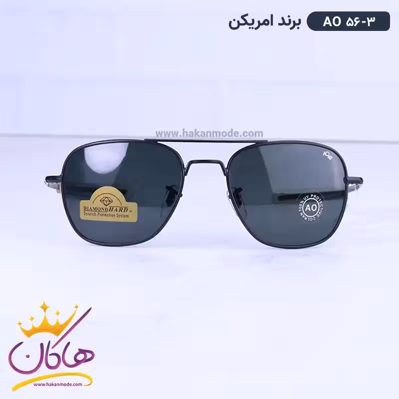 عینک آفتابی مردانه فریم خلبانی AO 56/3