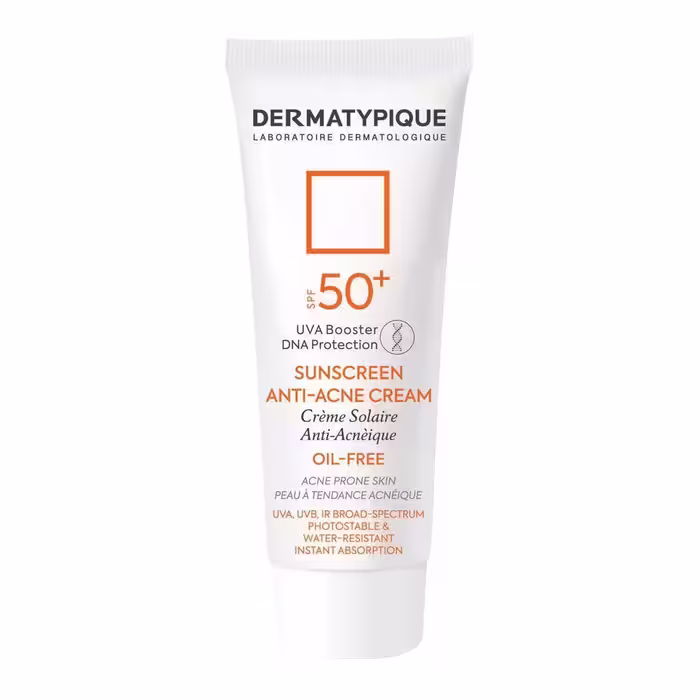 ضد آفتاب بی‌رنگ فاقد چربی پوست چرب و جوش‌دار  SPF50 درماتیپیک