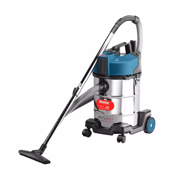 جارو برقی صنعتی 30 لیتری 1400 وات رونیکس کد 1231