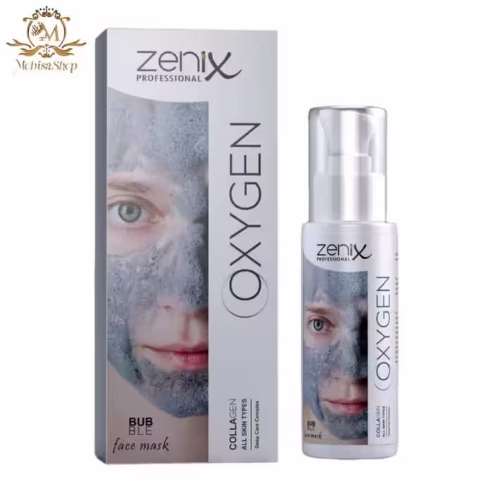 ماسک مراقبت از صورت زنیکس Zenix اکسیژنه پمپی حاوی کلاژن 70 میل