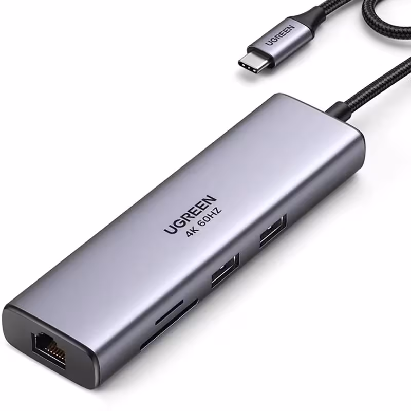 هاب تایپ سی 7 پورت یوگرین CM512 90568