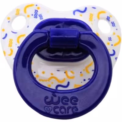 پستانک ارتودنسی وی کر مدل دسته دار مات چاپدار joyful کد P122