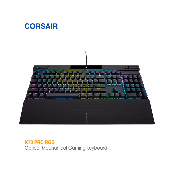 کیبورد با سیم گیمینگ مکانیکال کورس ایر K70 PRO RGB OPX