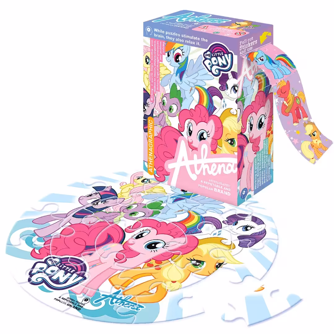پازل دایره ای 20 تکه آتنا طرح پونیAtena