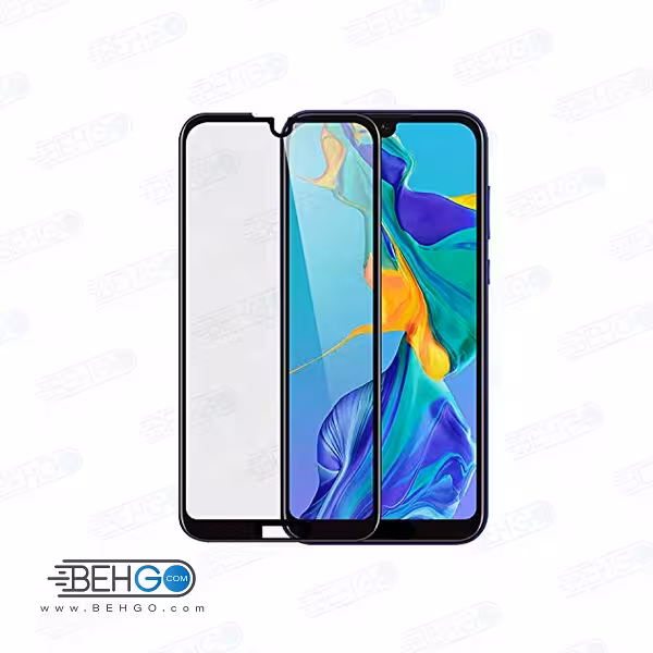 گلس y5 2019 هواوی محافظ صفحه نمایش تمام چسپ آنر 8s گلس فول هواوی وای 5 Full Gllass Screen For Huawei y5 2019/Honor 8s 2019