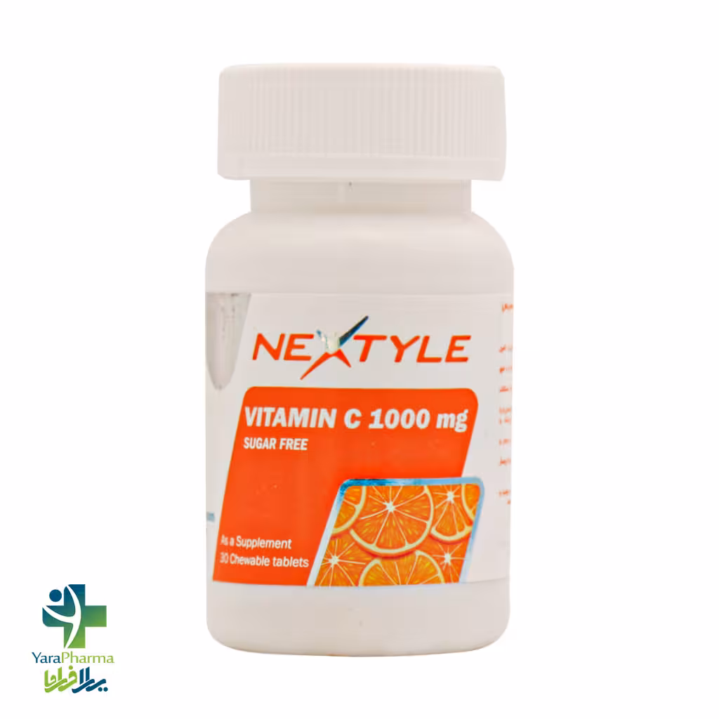 قرص جویدنی ویتامین C 1000 میلی گرم نکستایل 30 عدد