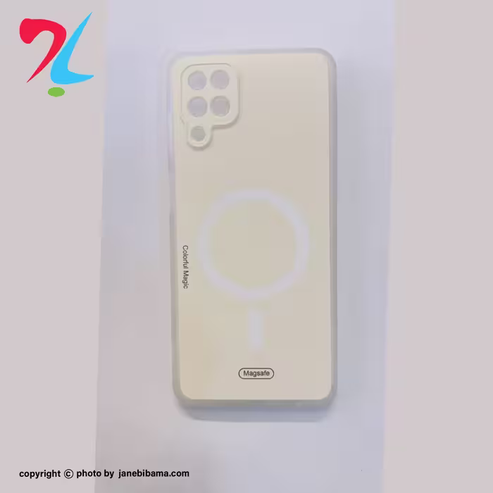 کاور مدل مگ سیف مات مناسب برای موبایل سامسونگ GALAXY a12 -شیری