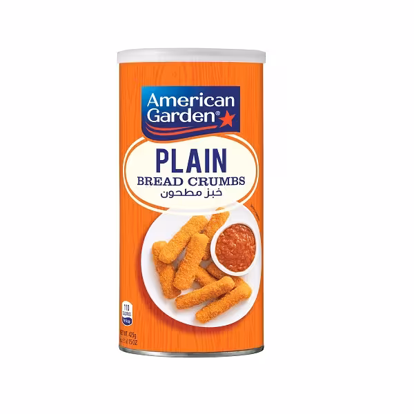 پودر سوخاری ساده امریکن گاردن Plain وزن 425 گرم