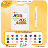 ماژیک دو سر 24 رنگ کاپی بارا