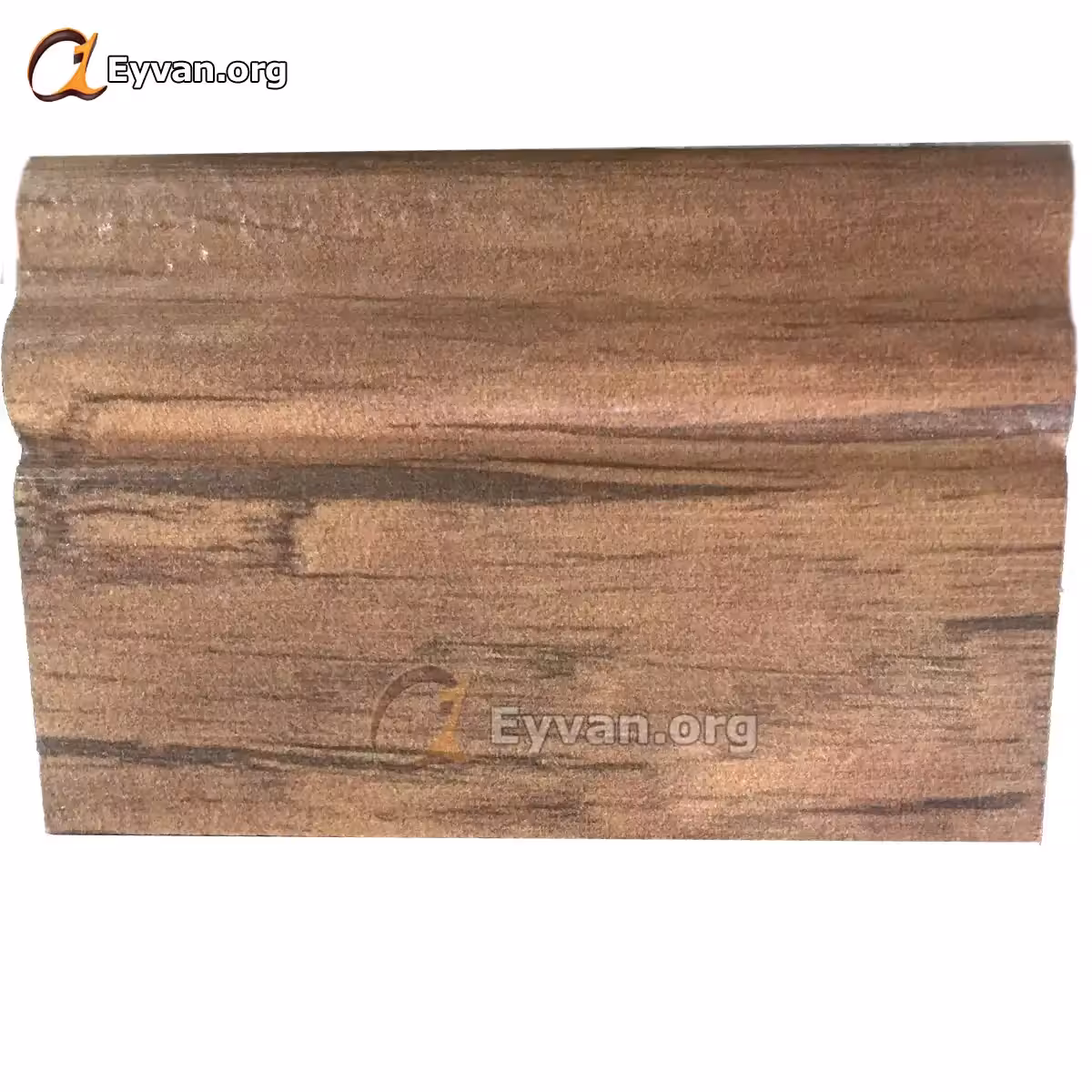 قرنیز روکش چوب قهوه ای کد 104