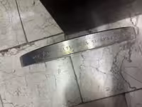 فلنج کور 8 اینچ استنلس استیل ریس فیس B16.5   کلاس 150  از جنس A SA182/F 304 304L