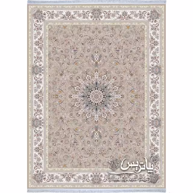 فرش پاتریس آوا بژ 1050 شانه