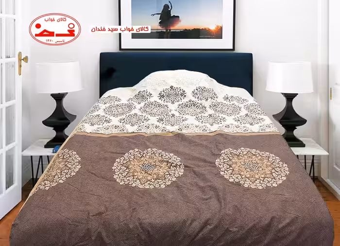 سرویس لحاف یک نفره براون