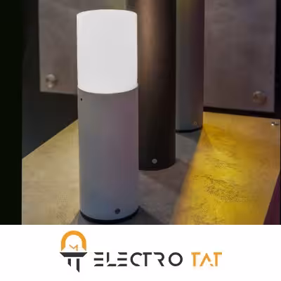 چراغ پارکی استوانه زمرد نور 80 سانتی متری