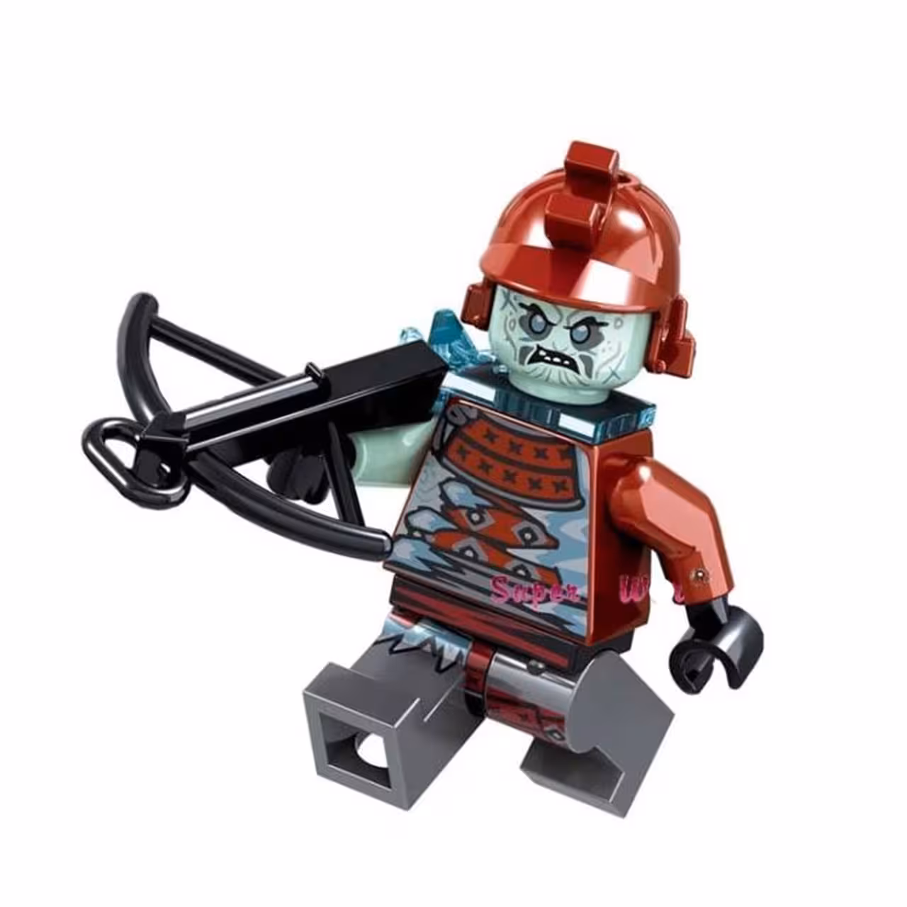 لگو مینی فیگور دوتایی نینجاگو مدل کماندار و کلاه خود دار کد DG1002