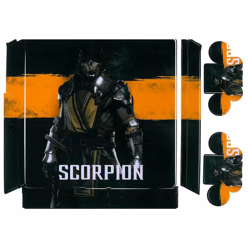 اسکین پلی استیشن 4 اسلیم طرح اسکورپیان