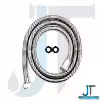 شیلنگ دوش فنری ریز بافت مهره برنجی رنگ کروم