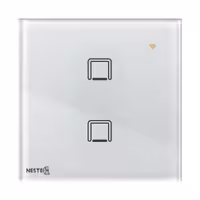 کلید لمسی هوشمند دو پل Zigbee نستک سری INNOVA کد NE5LS01XG2