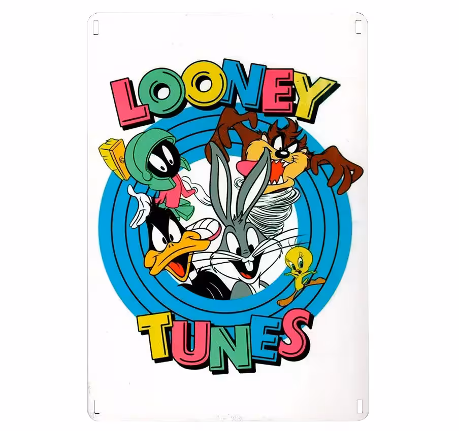 تابلو شاسی طرح looney tunes ابعاد 24×17 سانتی متر