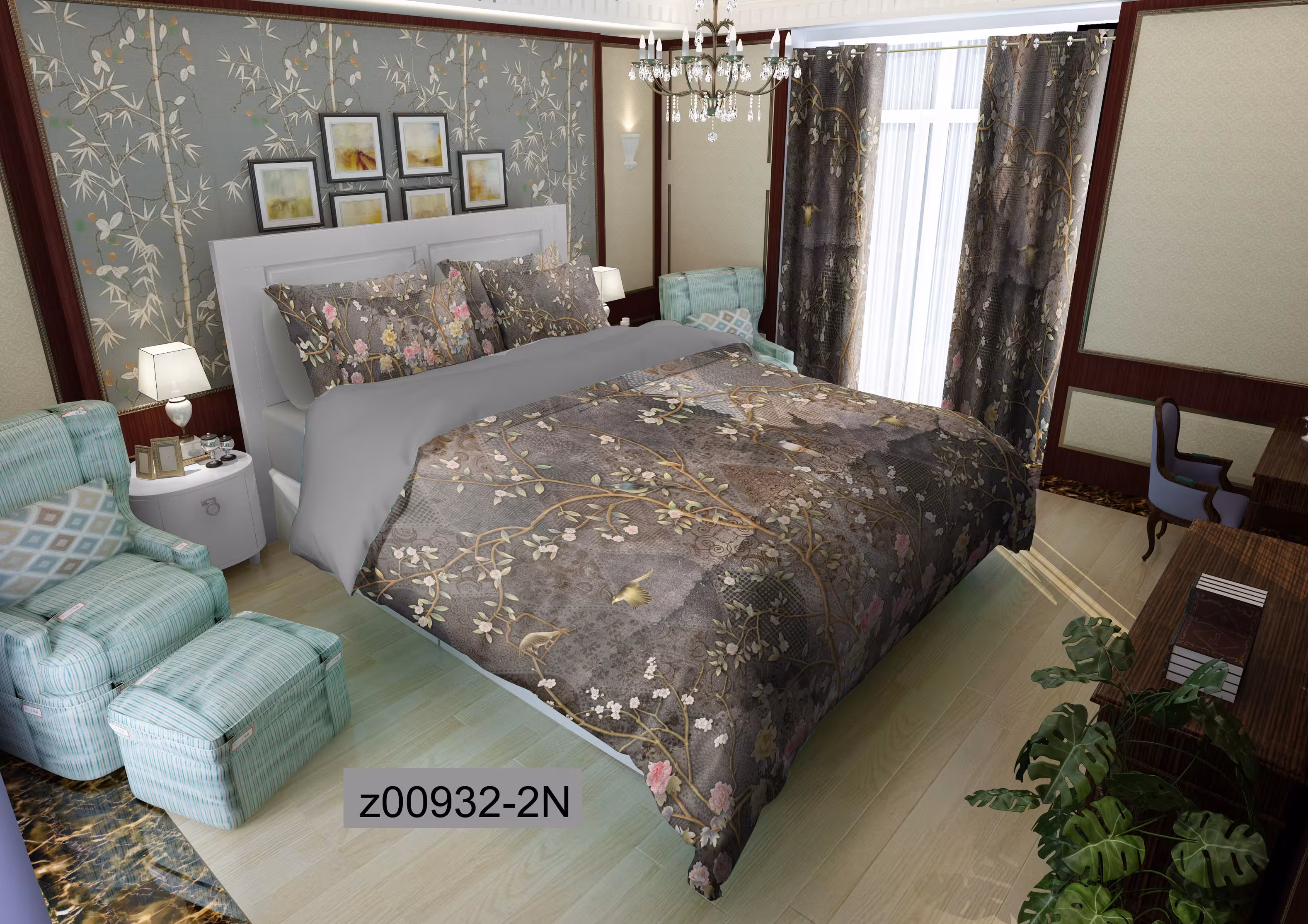 لحاف روتختی تنسل سه بعدی (3D) کالای خواب متین کد 932
