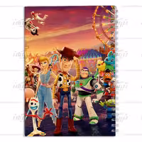 دفتر مشق کارتون داستان اسباب بازی ها