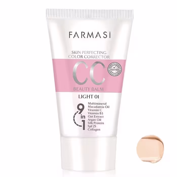 سی سی کرم فارماسی شماره 01 رنگ Light حجم 50 میل