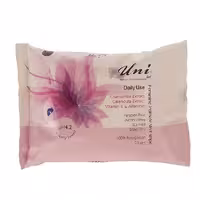 دستمال مرطوب یونی لد Daily Use ساخته شده از جنس پنبه بسته 20 عددی