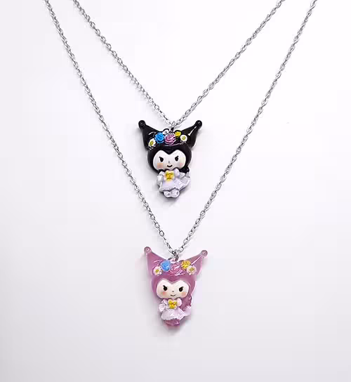 گردنبند کرومی زنجیر استیل شب تاب کد20