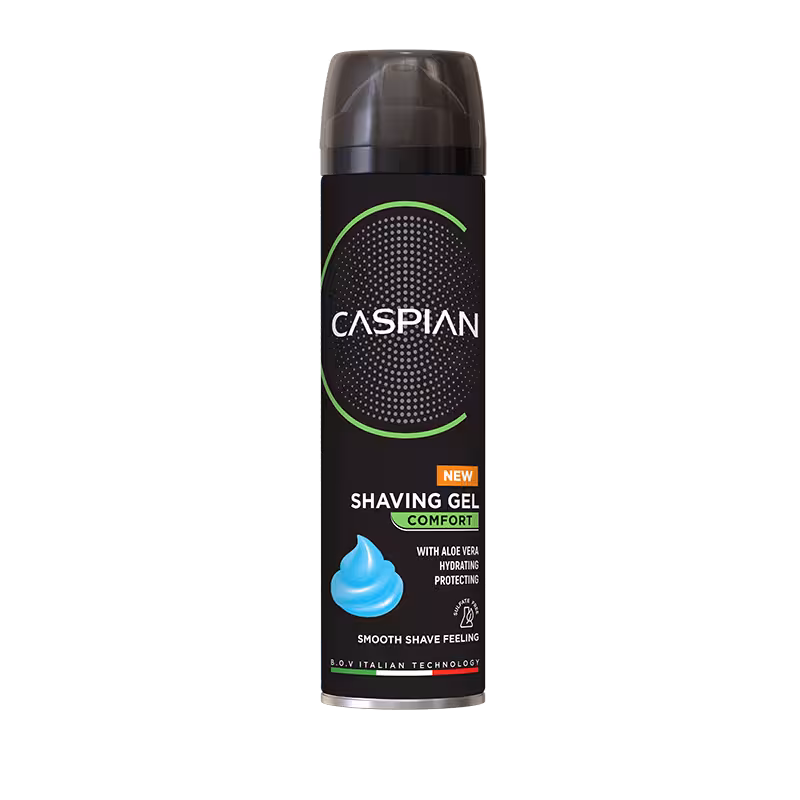 اسپری ژل اصلاح کاسپین مدل Comfort حجم 200mL
