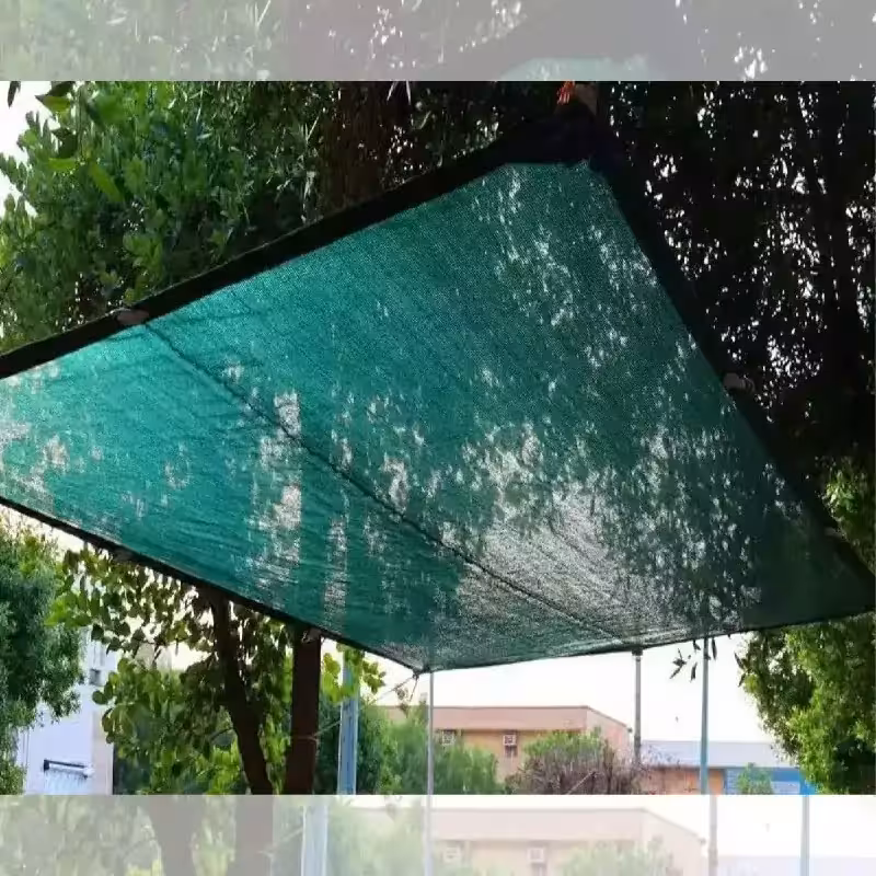 شید سایبان 80درصد 4 در 10 دور دوزی شده همراه با حلقه نصب